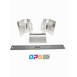 Komori GL Sheet Smoother- 4 5/32" (110mm) .15mm thick Paper Spec Stainless Improved