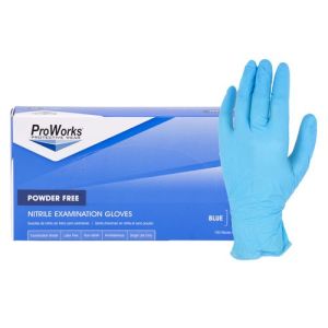 Proworks Disposable 4 mil Nitrile Exam Grade Gloves 