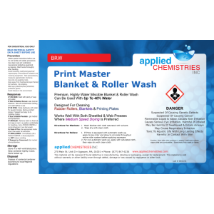 Water Miscible Blanket & Roller Wash 5G